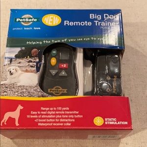 USED ONCE. PET SAFE BIG DOG REMOTE TRAINER